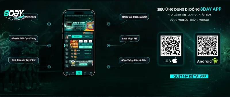 Lưu ý quan trọng khi tải app 8Day